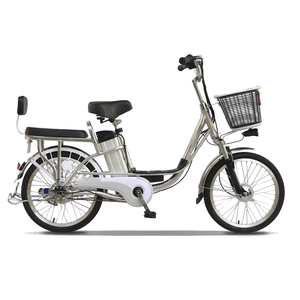 Nuevo diseño China fuerte dos ruedas 500W batería mujer ciudad bicicleta eléctrica bicicleta con pedales - Product Image 5