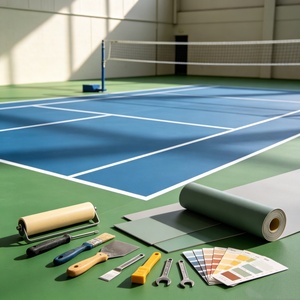 Inolp Factory Direct Manufacturer Supply : Solution complète de revêtements de sol pour terrains de sport intérieurs, y compris les terrains de basketball. Prix compétitifs. - Product Image 3