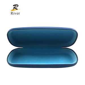 卸売カスタムロゴ生地リネン眼鏡金属ケースサングラス包装ボックス眼鏡ケース - Product Image 4