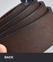 Nouvelle ceinture en cuir véritable bon marché unique pour hommes de conception