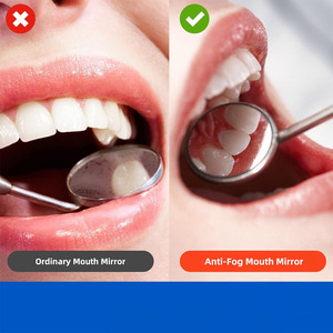 Espejo Bucal de Acero Inoxidable con Mango, Herramienta de Inspección Oral Dental, Espejo Bucal Dental Profesional, Instrumento Quirúrgico Dental - Product Image 4