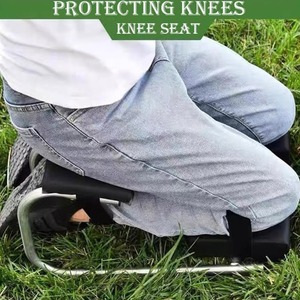 Mculot Knee Seat Garden Support Alloy Black For Home Gardening Work Protection Tool - Product Image 4