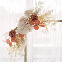 Fleurs artificielles en soie, plantes suspendues en rouleau, vigne de roses, décoration murale vintage chinoise faite à la main pour mariage, maison et jardin