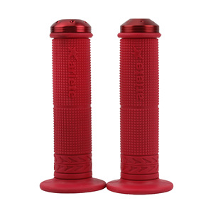 Empuñaduras para manillar de motocicleta ZUQING, silicona roja, aluminio, universal, antideslizante, resistente al agua, para bicicleta todoterreno - Product Image 2