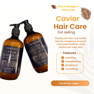 <span class=keywords><strong>Shampoo</strong></span> au collagène de caviar sans sulfate pour cheveux secs et abîmés, marque privée, soin réparateur des cheveux, volume accru - Product Image 2