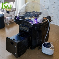 Bac à shampoing mobile pour salon de coiffure, sans plomberie, lavabo portable japonais pour spa capillaire avec réservoir d'eau
