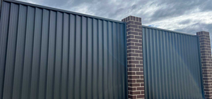 לוחות גדר צבע אוסטרלי גן חצר חיצונית חצר מגולוונת פלדה מגולוונת פרטיות אלומיניום התאספו בקלות 3D מידול - Product Image 3