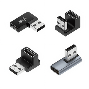 USB 3.0 90 độ Adapter góc bên phải nam nữ cho máy tính xách tay/SSD ổ cứng/máy ảnh/điện thoại AC & DC đầu ra cáp Extender - Product Image 3