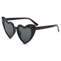 Lunettes de soleil en forme de coeur Promotions de mode multicolores pour Noël pour les fêtes Diwali Graduation Saint Valentin Thanksgiving