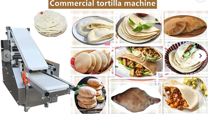 Commercial Food Grade Stainless Steel Motor Tortilla Press Dough Sheeter Roti Maker Automatic Flat Pita <b>Bread</b> <b>Making</b> <b>Machine</b> - Product Image 2