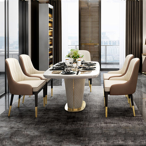 Châu Âu Ý Thiết Kế Hiện Đại Dubai Tự Nhiên Bằng Đá Cẩm Thạch Trên Bàn Ăn Sang Trọng - Product Image 3