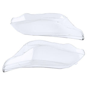 Couvre-phares pour BMW Série 5 E60 2004-2007, matériau PC, garniture d'éclairage avant gauche et droite - Product Image 4