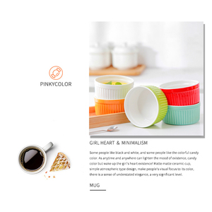 Beeman four petit <span class=keywords><strong>moule</strong></span> à Dessert, <span class=keywords><strong>moule</strong></span> à gâteau, plaque de cuisson en céramique, bol à plat, plateau, ensemble de tasses - Product Image 6