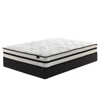 Matelas Compressé Respirant et Anti-Humidité pour Hôtel, en Boîte, Tailles Twin, Queen, King, avec Gel, Ressorts Ensachés et Mousse à Mémoire de Forme