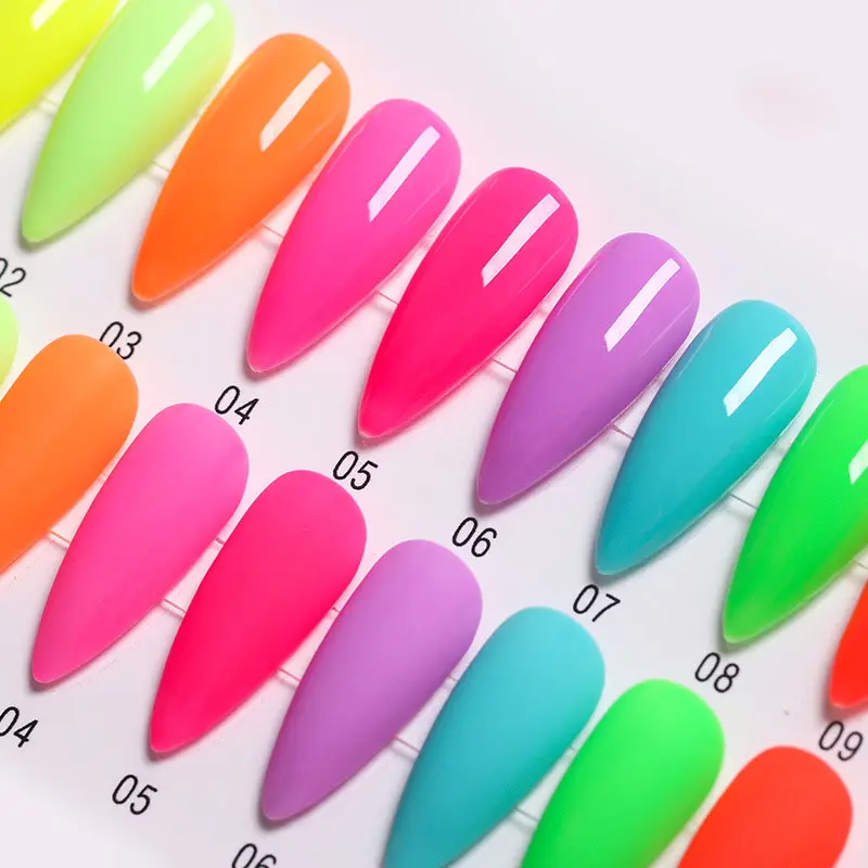 Nail Supplied Manicure Summer Color Soak OFF UV Neon Gel Polish