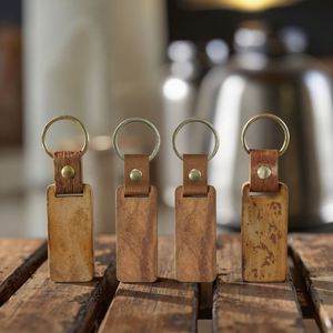 Pendentif en bois gravé au laser personnalisable pour porte-clés en bois personnalisable - Product Image 3