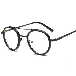 Vintage Rotonda Montature Per Occhiali Degli Uomini Delle Donne Classic Optical Occhiali Da Vista Lente Retro Occhiali Rosa Trasparente Eyewear - Product Image 1