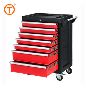 Carrello Portautensili Industriale con Cassetti per Officina Meccanica, Armadietto Metallico con Ruote per Attrezzi - Product Image 1