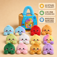 Vente en gros de jouets squishy en peluche en forme de pâtisserie, boîte mystère Steamer, jouets anti-stress à presser, poupées en peluche douces, cadeaux pour enfants, vente au détail