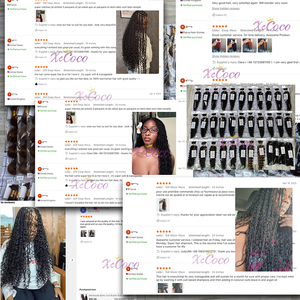 Extensiones de Cabello Humano Ondulado y Rizado para Trenzas, Paquetes a Granel para Trenzas Boho Onduladas, Venta al por Mayor - Product Image 5
