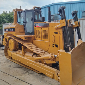 รถดันดินตีนตะขาบ Caterpillar D7R มือสองจากญี่ปุ่น เครื่องยนต์ CAT 3306 รถดันดินขนาดกลาง พร้อมริปเปอร์ สำหรับงานก่อสร้างปรับระดับพื้นดิน - Product Image 1