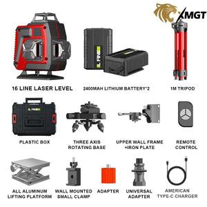 Nivel Láser Rotatorio Autonivelante de 16 Líneas Borka Industrial, 360 Grados, Verde MX-16, Herramienta de Medición con Batería de Litio 18650 para Bricolaje - Product Image 5