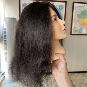 <span class=keywords><strong>Tête</strong></span> de Mannequin d'Entraînement MCY en Gros, 100% Cheveux Humains Vierge Naturels Réels, <span class=keywords><strong>Tête</strong></span> de Mannequin Flora pour l'Entraînement en Cosmétologie - Product Image 6