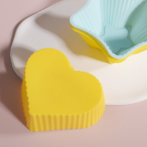 Moldes de Silicona Resistentes a Altas Temperaturas para Muffins, Ecológicos, en Forma de Corazón y Rosa, para Pasteles, Pudín, Gruesos y Múltiples - Product Image 2