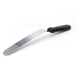 Wholesale custom plastic handle stainless steel kitchen diy baking angled cake icing spatulas - Product Image 6