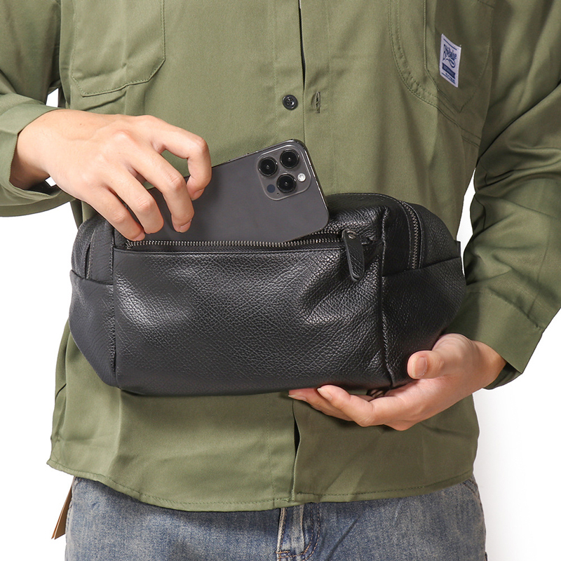 Men's Genuine Leather Chest Sling Bag – Urban Crossbody Pack & Casual Waist Purse - View 2