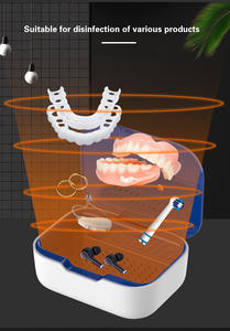 Boîte de stérilisation pour appareil auditif UVC, alimentée par USB, séchage et stockage pour accessoires d'appareil auditif, utilisation domestique et automobile - Product Image 6