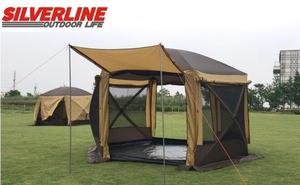 เต็นท์แคมป์ปิ้งสำหรับครอบครัวเต็นท์สี่ฤดู Silverline หนึ่งห้องนอน> 3000มม. SL-CT-012905 360*360*235ซม. 9.5FRP - Product Image 2