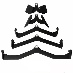 Barra de tracción para máquinas de cable, accesorio de agarre potente para el hogar, barra <span class=keywords><strong>en</strong></span> T, barra <span class=keywords><strong>en</strong></span> V, barra para <span class=keywords><strong>curl</strong></span> de bíceps, barra para triceps y barra para tracción LAT - Product Image 4