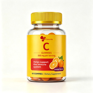 Gummies de vitamine C personnalisées à marque privée, 500 mg par portion, complément alimentaire pour soutenir le système immunitaire - Product Image 1