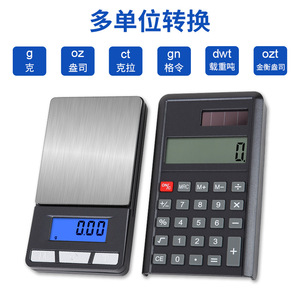 Báscula de Joyería en Miniatura, Precisión de 0.01g, Báscula Electrónica Portátil de Acero Inoxidable, Rectangular, Peso Máximo de 50kg - Product Image 3