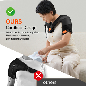 Artículos Eléctricos de Última Tendencia a Precio de Fábrica: Masajeador de Hombros Inalámbrico con Vibración FIR, Cinturón de Calor Terapéutico para Hombros - Product Image 3