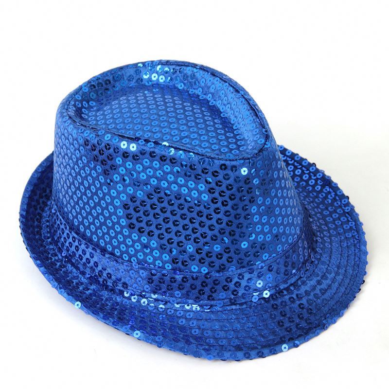 Cheap Wholesale Adult Kids Sequins Top Hat Stage Dance Performance Jazz Hats