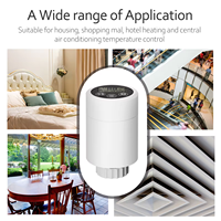 Válvula Termostática Inteligente para Radiador HY366, Control por Aplicación Zigbee, Programable Semanalmente