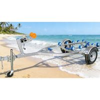 Remorque pour bateau Hyroad de 4,4 m, galvanisée à chaud de haute qualité, petite remorque directement de l'usine