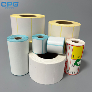 กระดาษสติกเกอร์ความร้อน 57x55 มม. ป้องกันฝุ่น สำหรับพิมพ์บาร์โค้ดและใบเสร็จ POS - Product Image 1