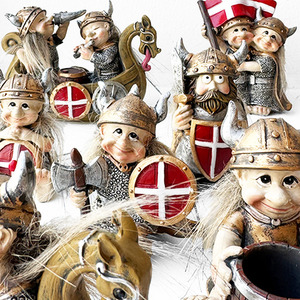 Souvenir de voyage personnalisé de Copenhague, aimant en résine 3D, figurine viking, statue de la Petite <span class=keywords><strong>Sirène</strong></span>, modèle de maison de Nyhavn pour boutique touristique - Product Image 2
