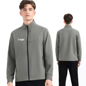 Customized Polyester Cotton Sweatsuit Pants And <b>Jacket</b> Set Sports Jogger Set High Quality Men - Product Image 2