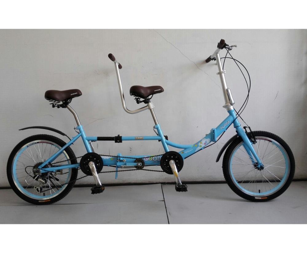 Sepeda Tandem Santai Dua Orang, Sepeda Tandem Bisa Dilipat/Sepeda Lipat Surrey