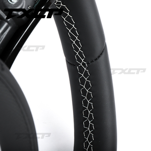 Ajuste para Volkswagen MK7 MK6 Golf7 Polo CC Jetta Tiguan GTI <span class=keywords><strong>R</strong></span> GTD GTS GTE GLI <span class=keywords><strong>R</strong></span>-<span class=keywords><strong>Line</strong></span> GOLF6 SCIROCCO volante de cuero completo - Product Image 6