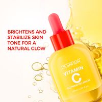 privée Vitamine C VC Blanchiment Essence de peau plus serrée et plus brillante Sérum de soin de la peau anti-âge pour le visage