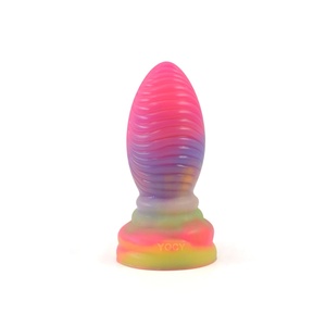 2022 YOCY Butt Plug XXL Anal Sex Toys Soft Penis With Suction Cup Strapon <b>Dildo</b> Liquid Luminous Silicone <b>Dildos</b> for Man Woman - Product Image 2