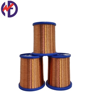 Nhà Máy Bán Buôn Trực Tiếp-Hàn 155 ℃ 0.400Mm Chịu Nhiệt Polyurethane Tráng Men Vòng Dây Đồng Cho Điện Hệ Thống Dây Điện - Product Image 1