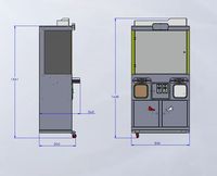 Machine à griffes à 2 joueurs pour la distribution de prix, avec jouets lapins de boutique à clipser sur porte-clés, pour parcs d'attractions et jeux de récompenses, 6 ans et plus