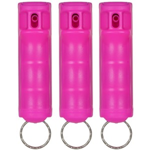 Wholesale Sabre Safety <b>Keychain</b> Set Perfume Spray Bottle Self Defense <b>Personal</b> Protection Device Plastic Warm White Back - Product Image 1
