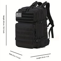 Vente en gros Sac à dos tactique Sac à dos Molle Sac à dos tactique avec logo personnalisé Sac à dos 45L pour voyage tactique